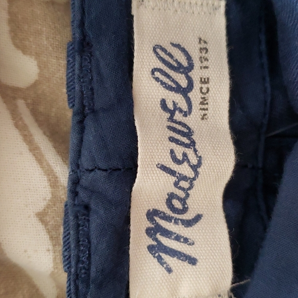 NWT Madewell Cropped Rivington Trousers Size 25 - Picture 7 of 13